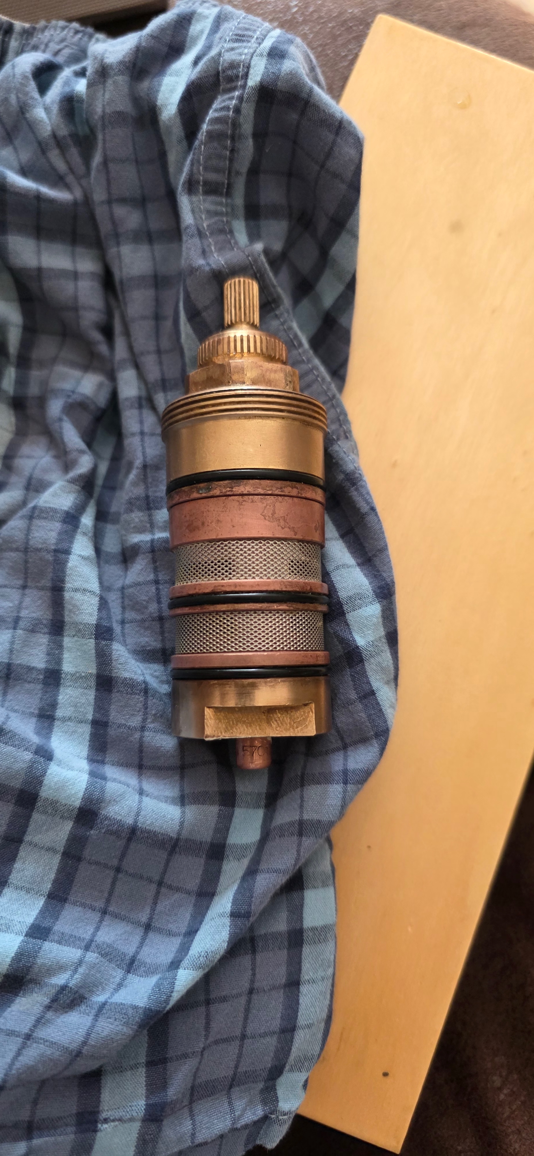 Ein Duschthermostat